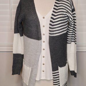 Color Block Cardigan
